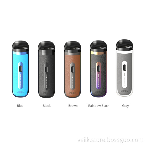 Veiik e cigarette with 2ml replaceable pods vaper